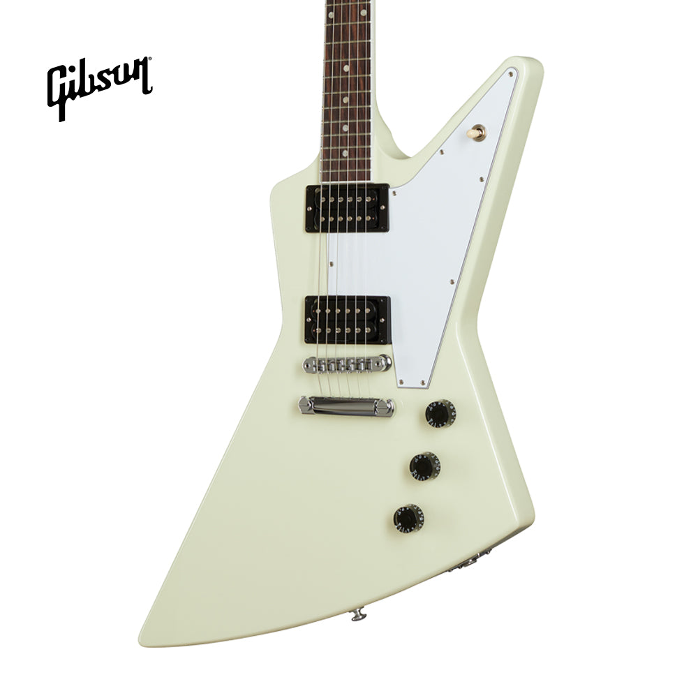 GIBSON 70S EXPLORER ELECTRIC GUITAR - CLASSIC WHITE - Music Bliss Malaysia