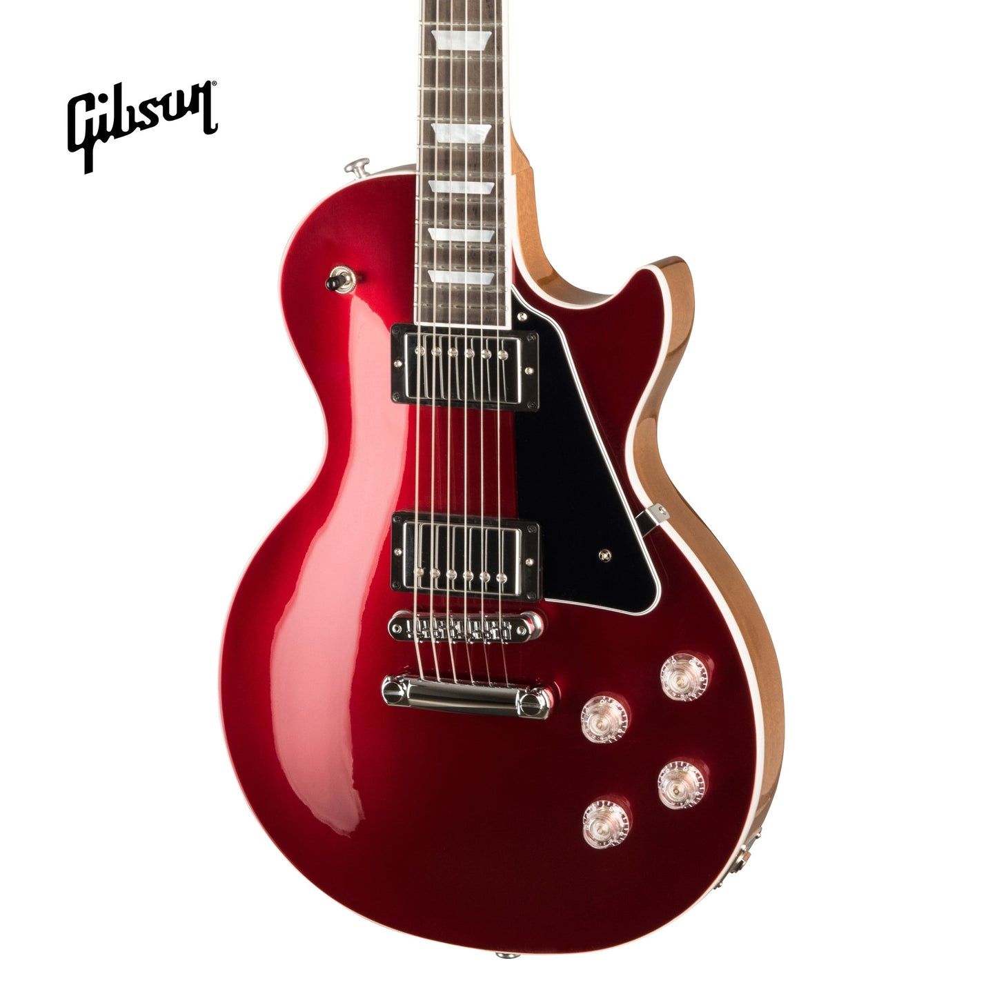 GIBSON LES PAUL MODERN ELECTRIC GUITAR - SPARKLING BURGUNDY - Music Bliss Malaysia