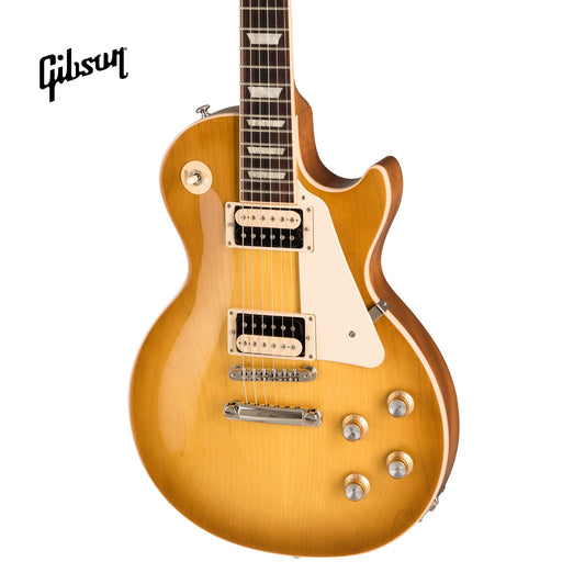 GIBSON LES PAUL CLASSIC ELECTRIC GUITAR - HONEYBURST - Music Bliss Malaysia