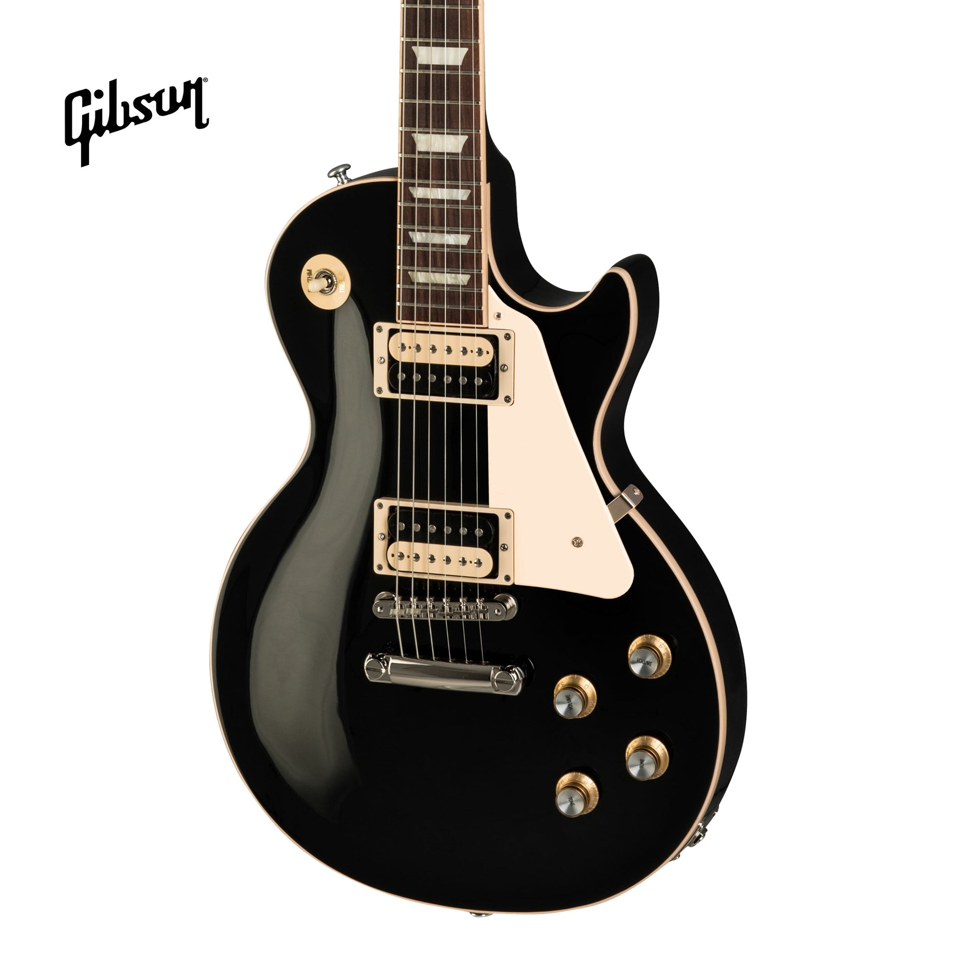 GIBSON LES PAUL CLASSIC ELECTRIC GUITAR - EBONY - Music Bliss Malaysia