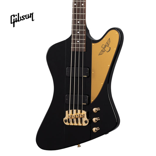 GIBSON REX BROWN SIGNATURE THUNDERBIRD ELECTRIC BASS GUITAR - EBONY - Music Bliss Malaysia