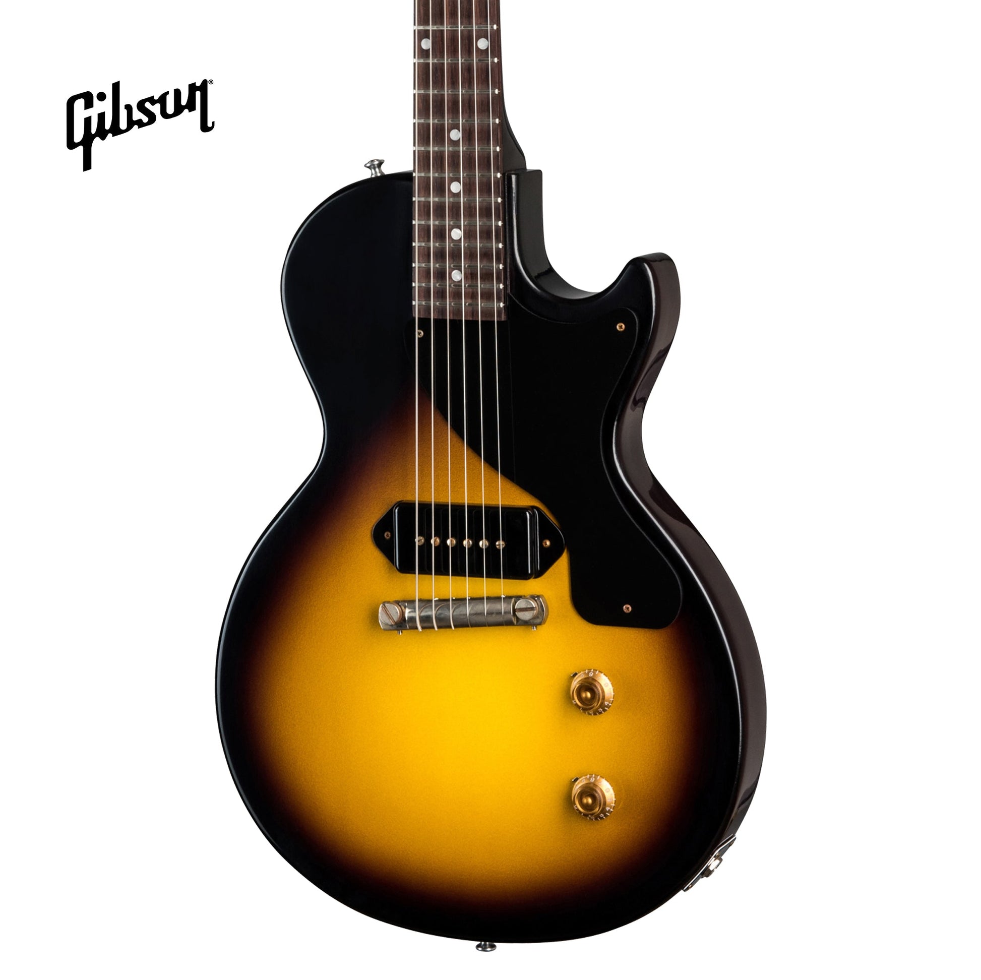 GIBSON 1957 LES PAUL JUNIOR SINGLE CUT REISSUE VOS ELECTRIC GUITAR - VINTAGE SUNBURST - Music Bliss Malaysia