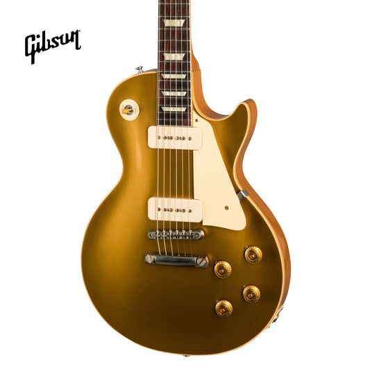 GIBSON 1956 LES PAUL GOLDTOP REISSUE VOS ELECTRIC GUITAR - DOUBLE GOLD - Music Bliss Malaysia