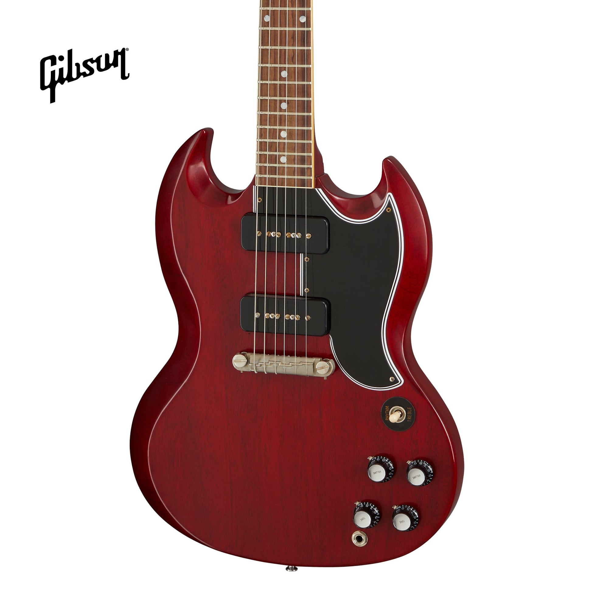 GIBSON 1963 SG SPECIAL REISSUE LIGHTNING BAR VOS ELECTRIC GUITAR - CHERRY RED - Music Bliss Malaysia
