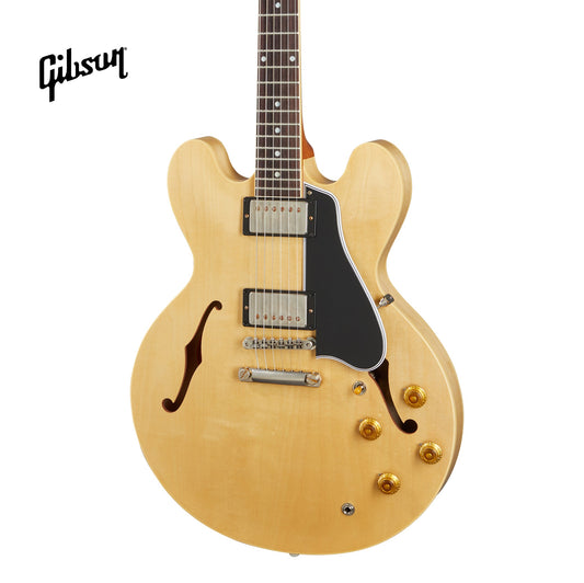 GIBSON 1959 ES-335 REISSUE VOS SEMI-HOLLOWBODY ELECTRIC GUITAR - VINTAGE NATURAL - Music Bliss Malaysia