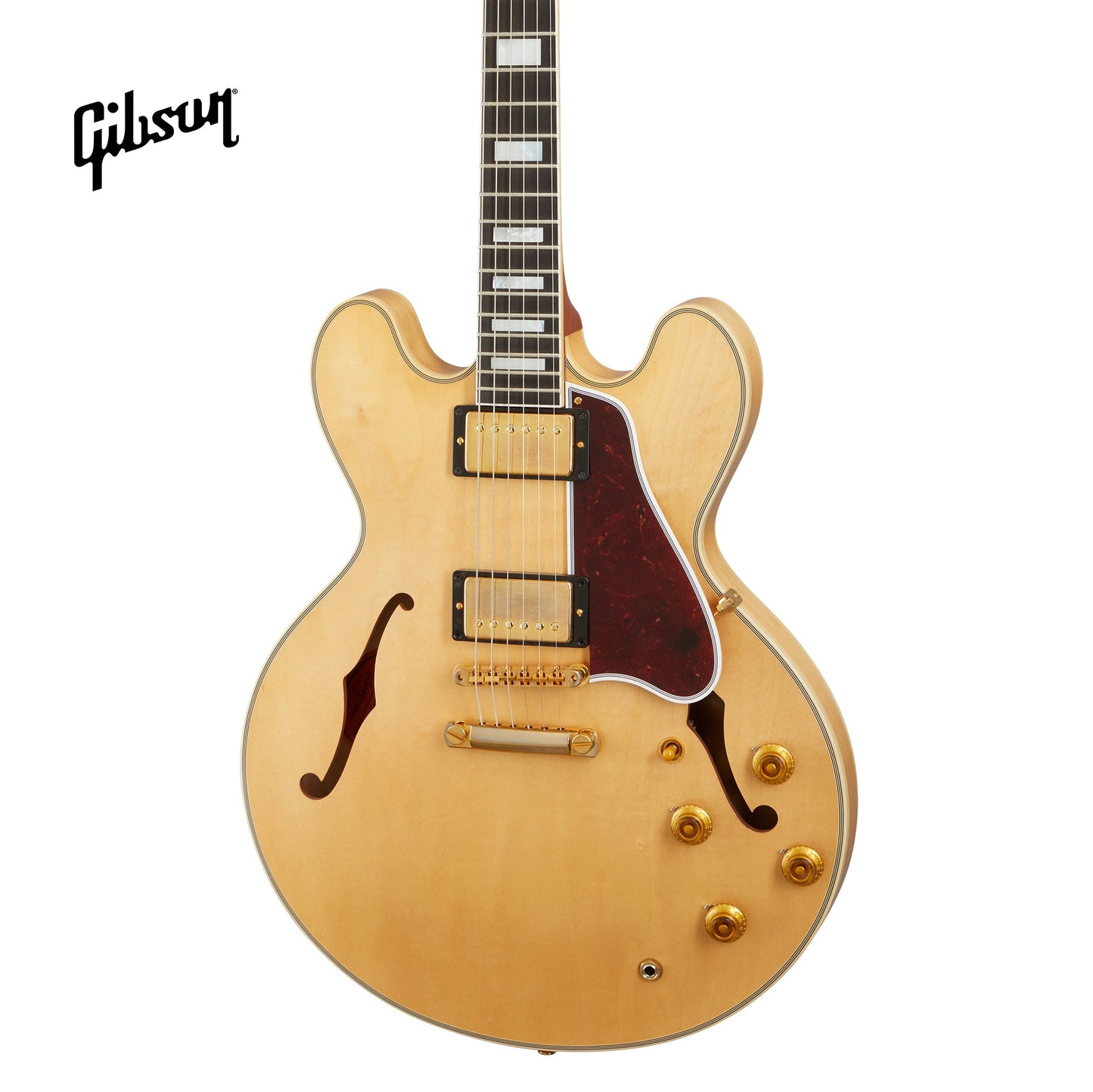 GIBSON 1959 ES-355 REISSUE STOP BAR VOS SEMI-HOLLOWBODY ELECTRIC GUITAR - VINTAGE NATURAL - Music Bliss Malaysia