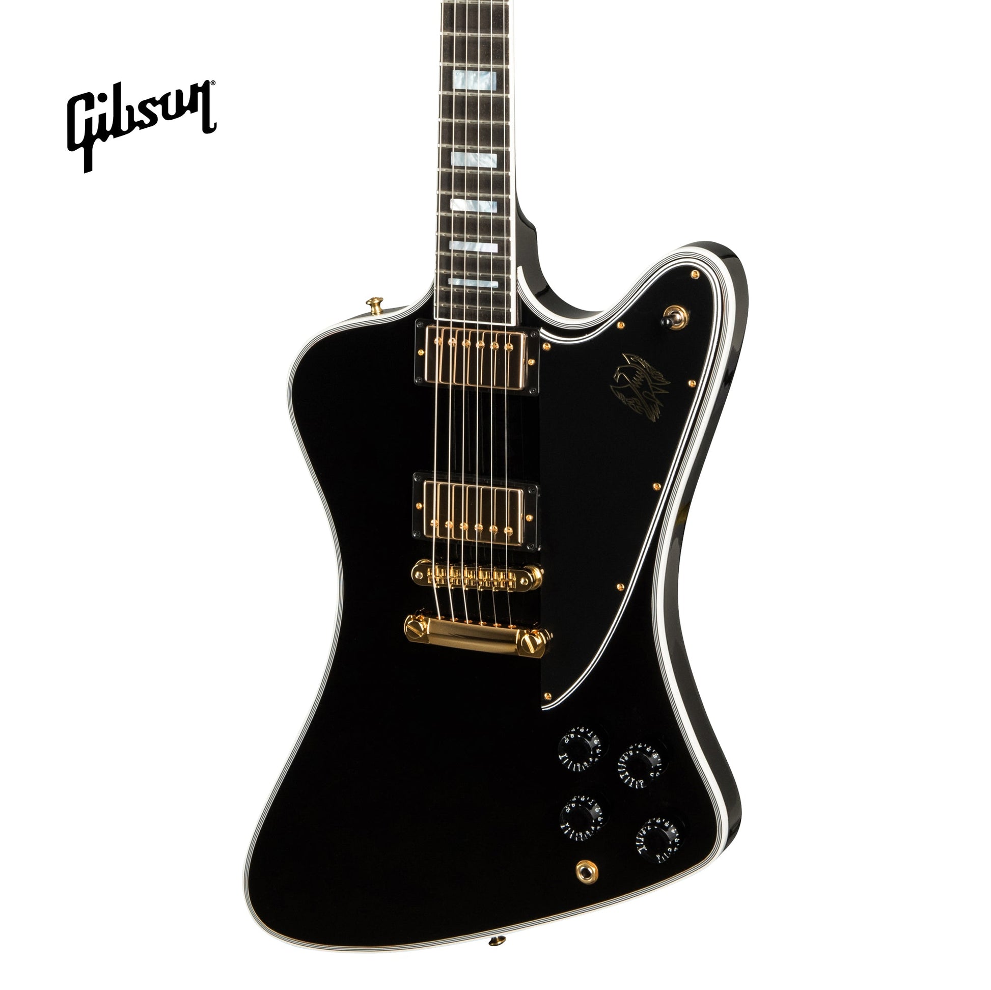 GIBSON FIREBIRD CUSTOM ELECTRIC GUITAR WITH EBONY FINGERBOARD - EBONY - Music Bliss Malaysia