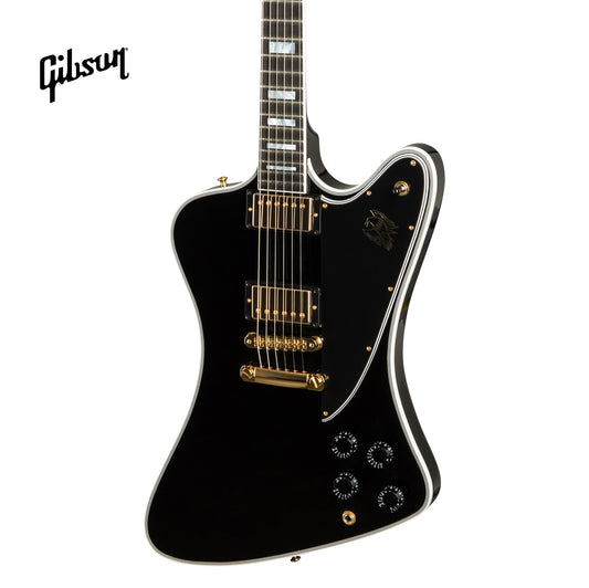 GIBSON FIREBIRD CUSTOM ELECTRIC GUITAR WITH EBONY FINGERBOARD - EBONY - Music Bliss Malaysia