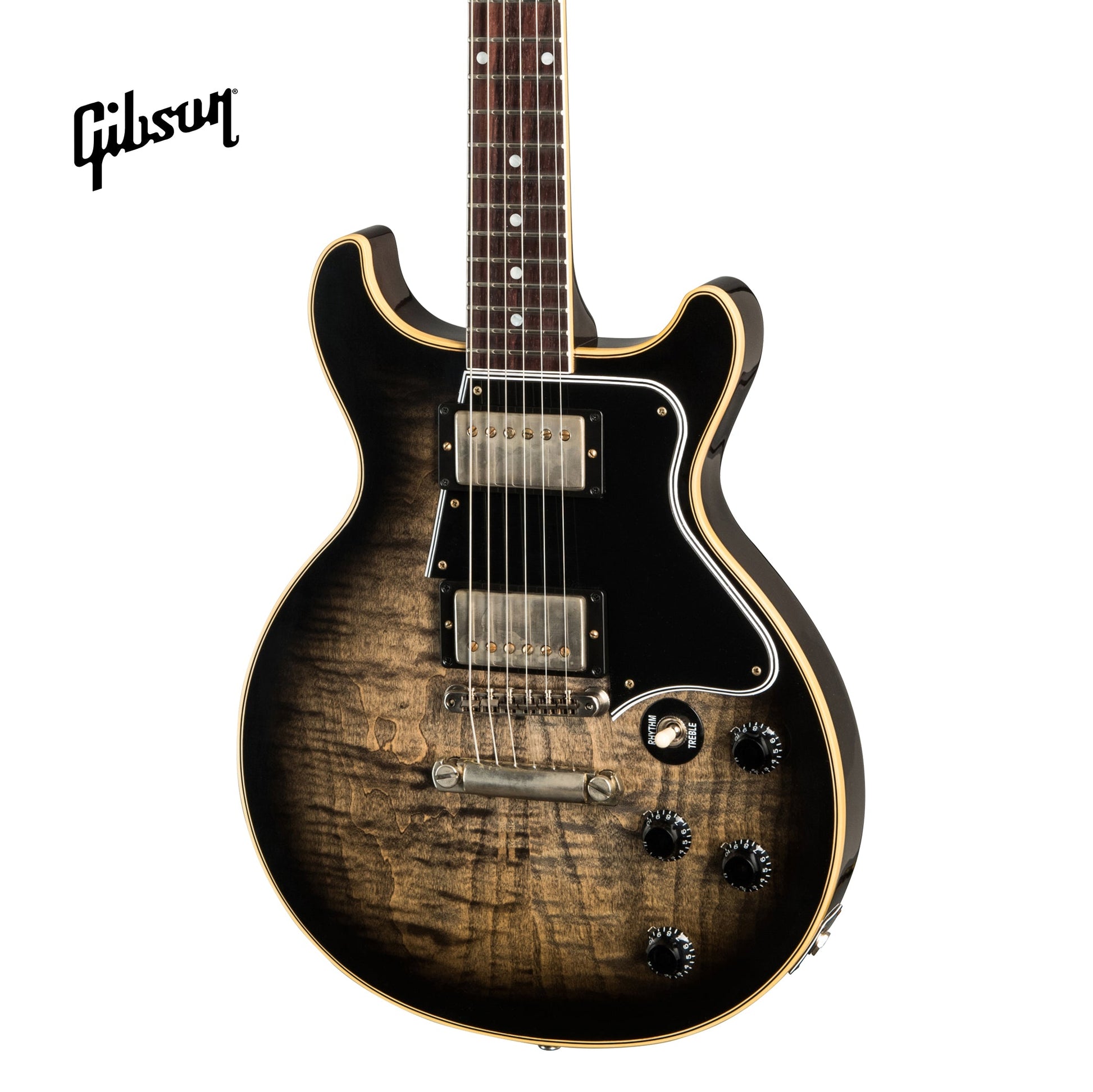 GIBSON LES PAUL SPECIAL DOUBLE CUT FIGURED MAPLE TOP VOS ELECTRIC GUITAR - COBRA BURST - Music Bliss Malaysia