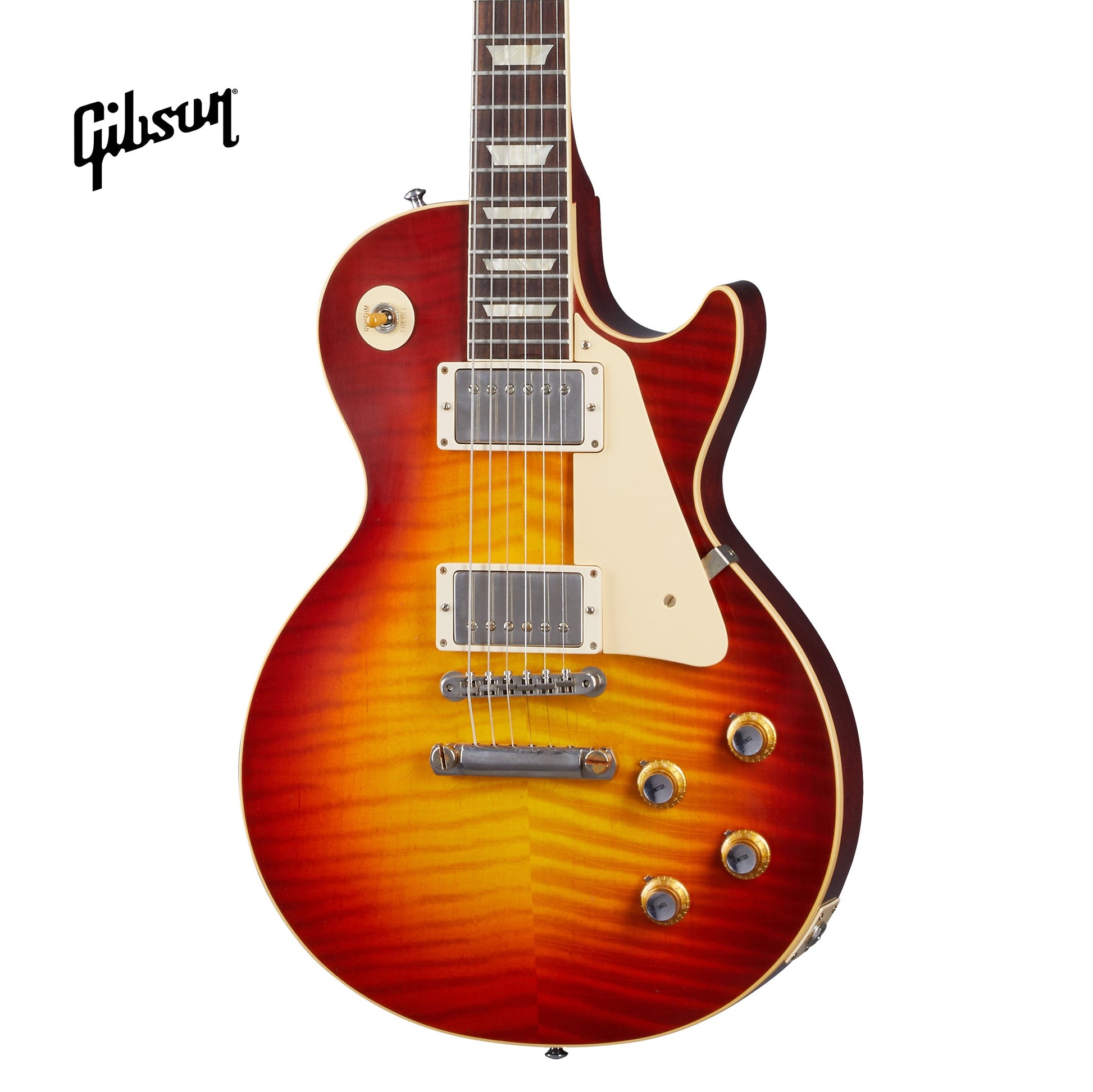 GIBSON 1960 LES PAUL STANDARD REISSUE ULTRA LIGHT AGED ELECTRIC GUITAR - WIDE TOMATO BURST - Music Bliss Malaysia