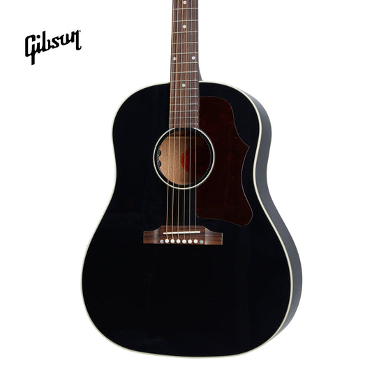 GIBSON 50S J-45 ORIGINAL ACOUSTIC-ELECTRIC GUITAR - EBONY - Music Bliss Malaysia