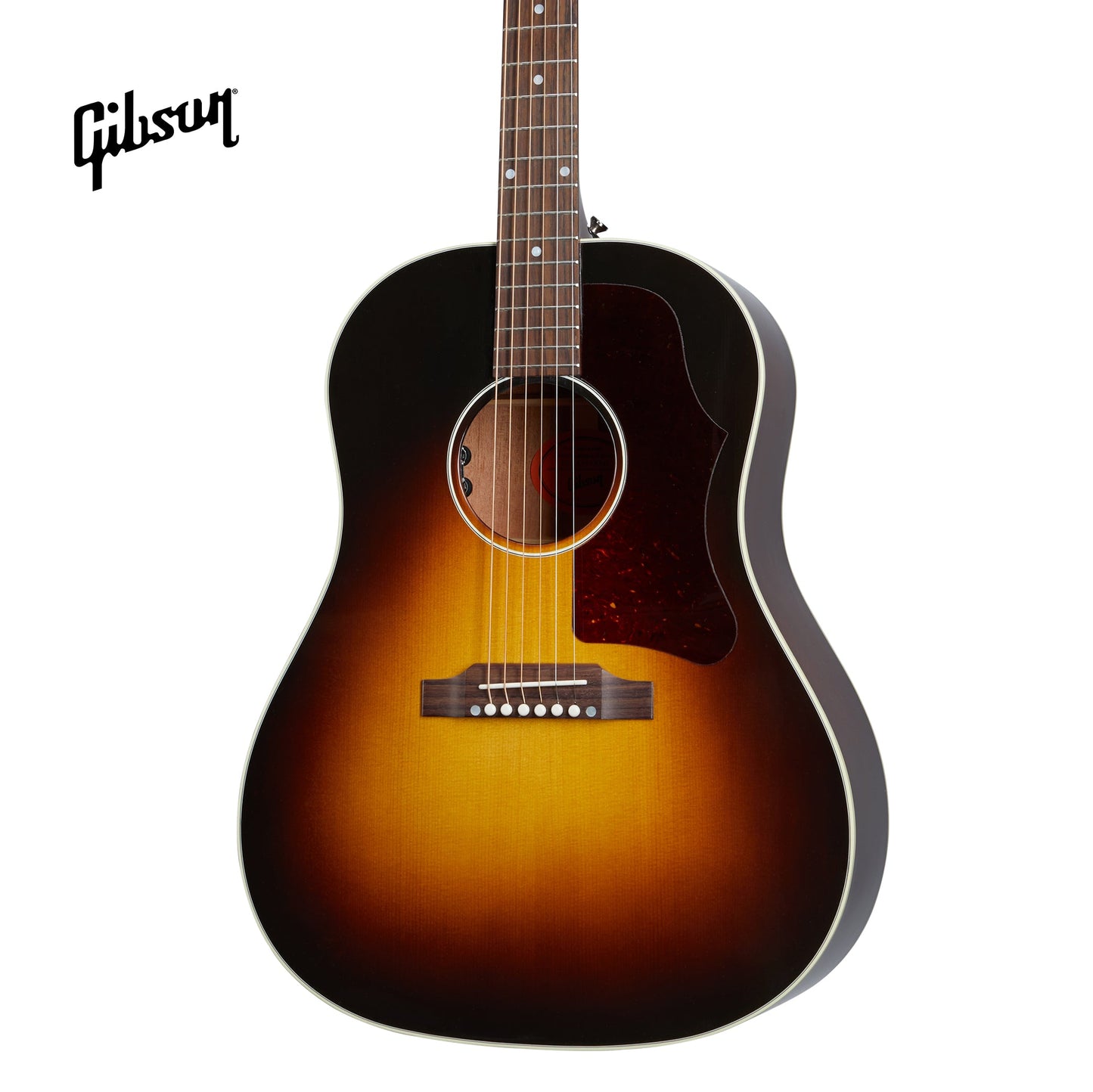 GIBSON 50S J-45 ORIGINAL ACOUSTIC-ELECTRIC GUITAR - VINTAGE SUNBURST - Music Bliss Malaysia