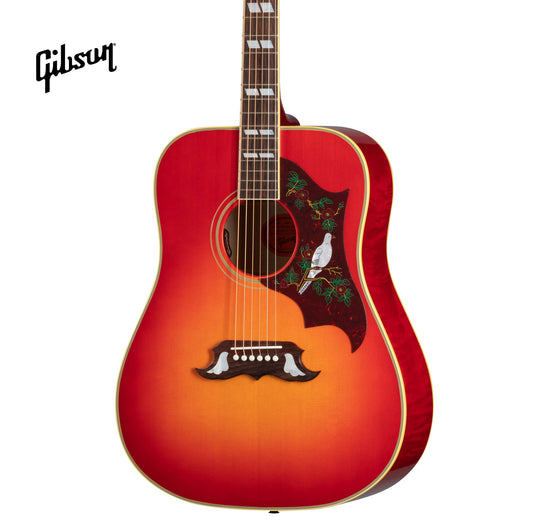 GIBSON DOVE ORIGINAL ACOUSTIC-ELECTRIC GUITAR - VINTAGE CHERRY SUNBURST - Music Bliss Malaysia
