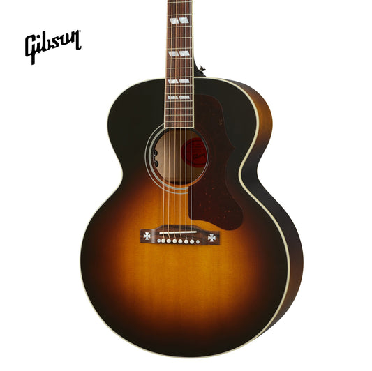 GIBSON J-185 ORIGINAL ACOUSTIC-ELECTRIC GUITAR - VINTAGE SUNBURST - Music Bliss Malaysia