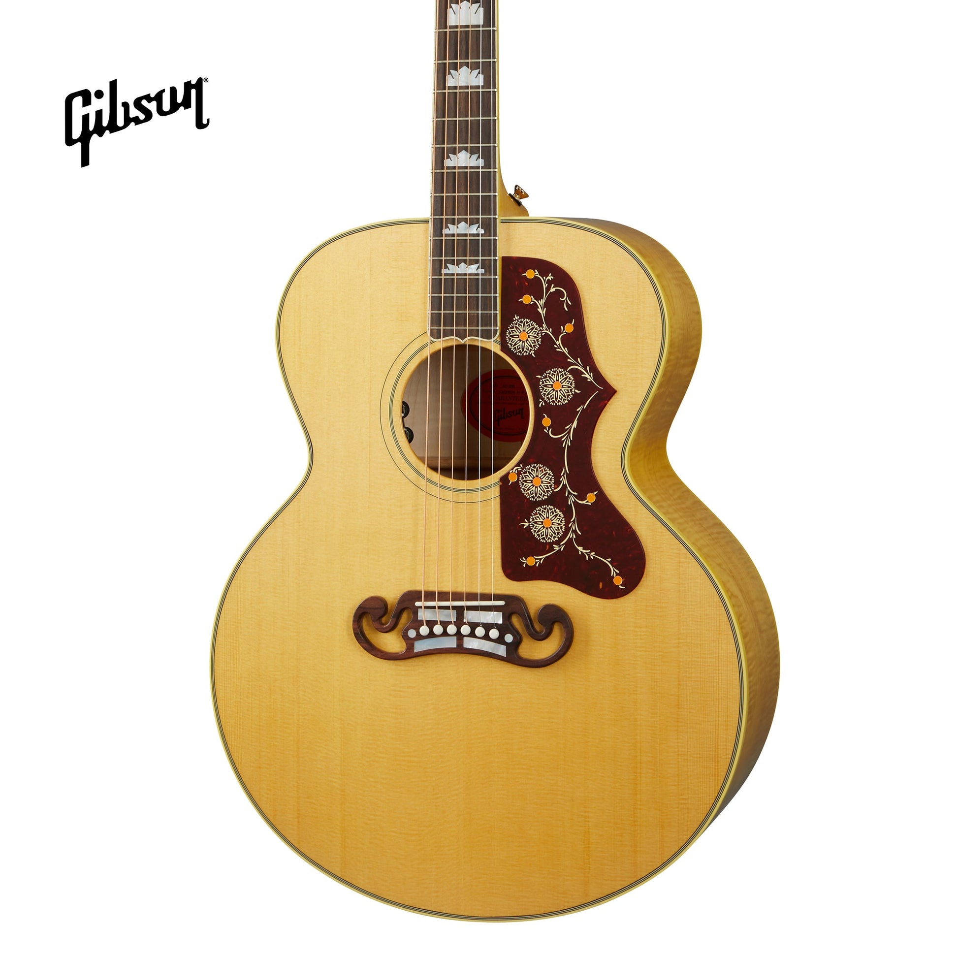 GIBSON SJ-200 ORIGINAL ACOUSTIC GUITAR - ANTIQUE NATURAL - Music Bliss Malaysia