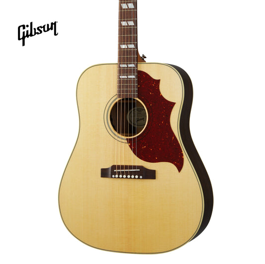 GIBSON HUMMINGBIRD STUDIO ROSEWOOD ACOUSTIC-ELECTRIC GUITAR - NATURAL - Music Bliss Malaysia