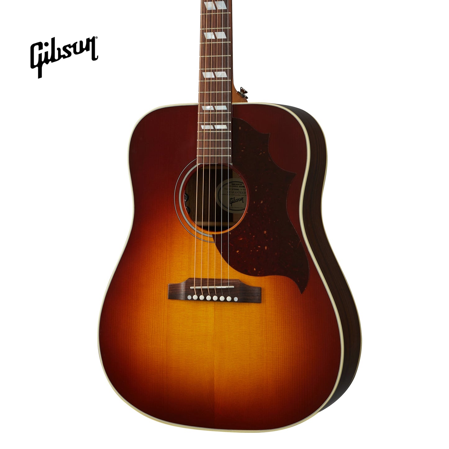 GIBSON HUMMINGBIRD STUDIO ROSEWOOD ACOUSTIC-ELECTRIC GUITAR - ROSEWOOD BURST - Music Bliss Malaysia