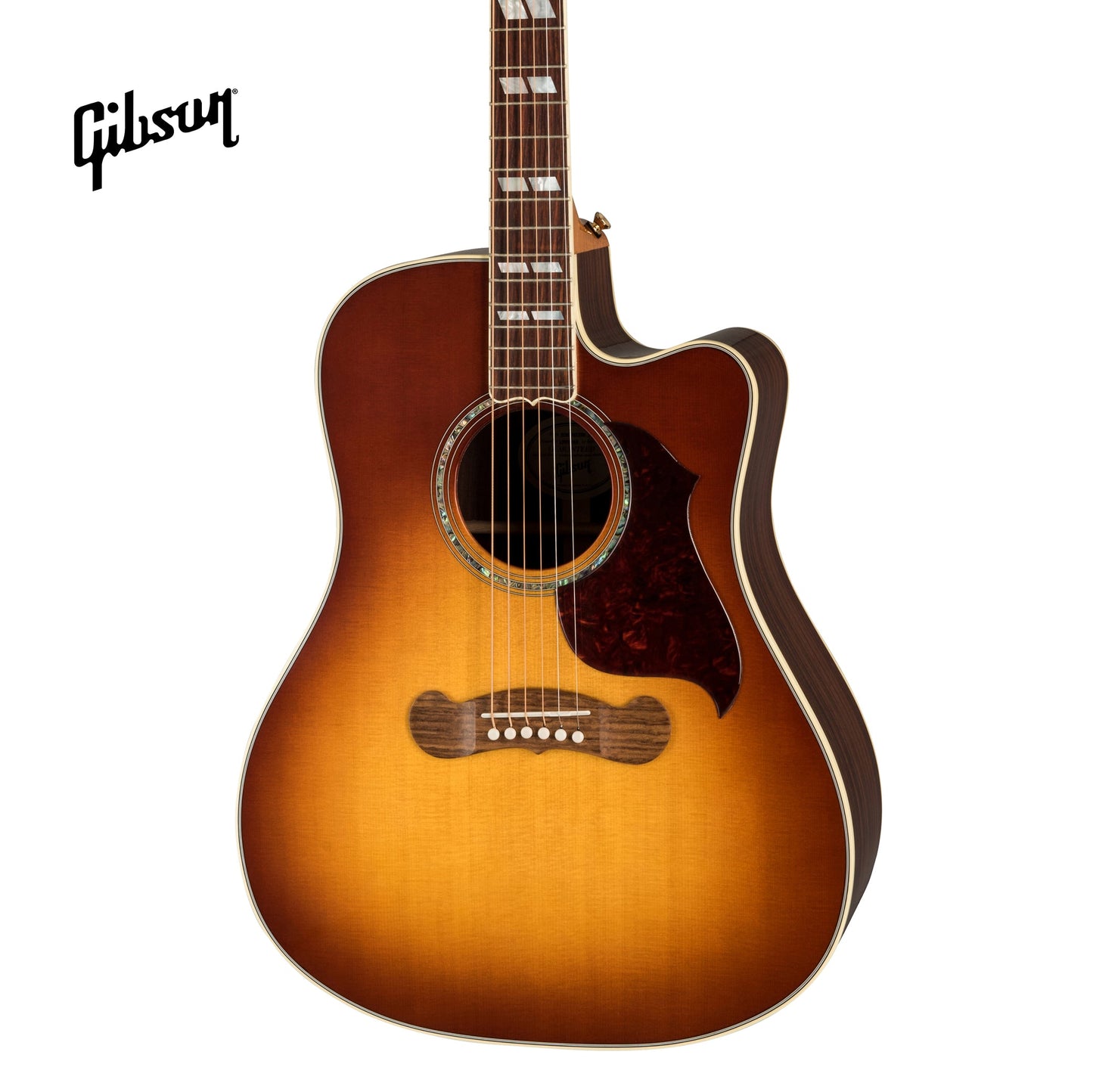 GIBSON SONGWRITER STANDARD EC ROSEWOOD ACOUSTIC-ELECTRIC GUITAR - ROSEWOOD BURST - Music Bliss Malaysia