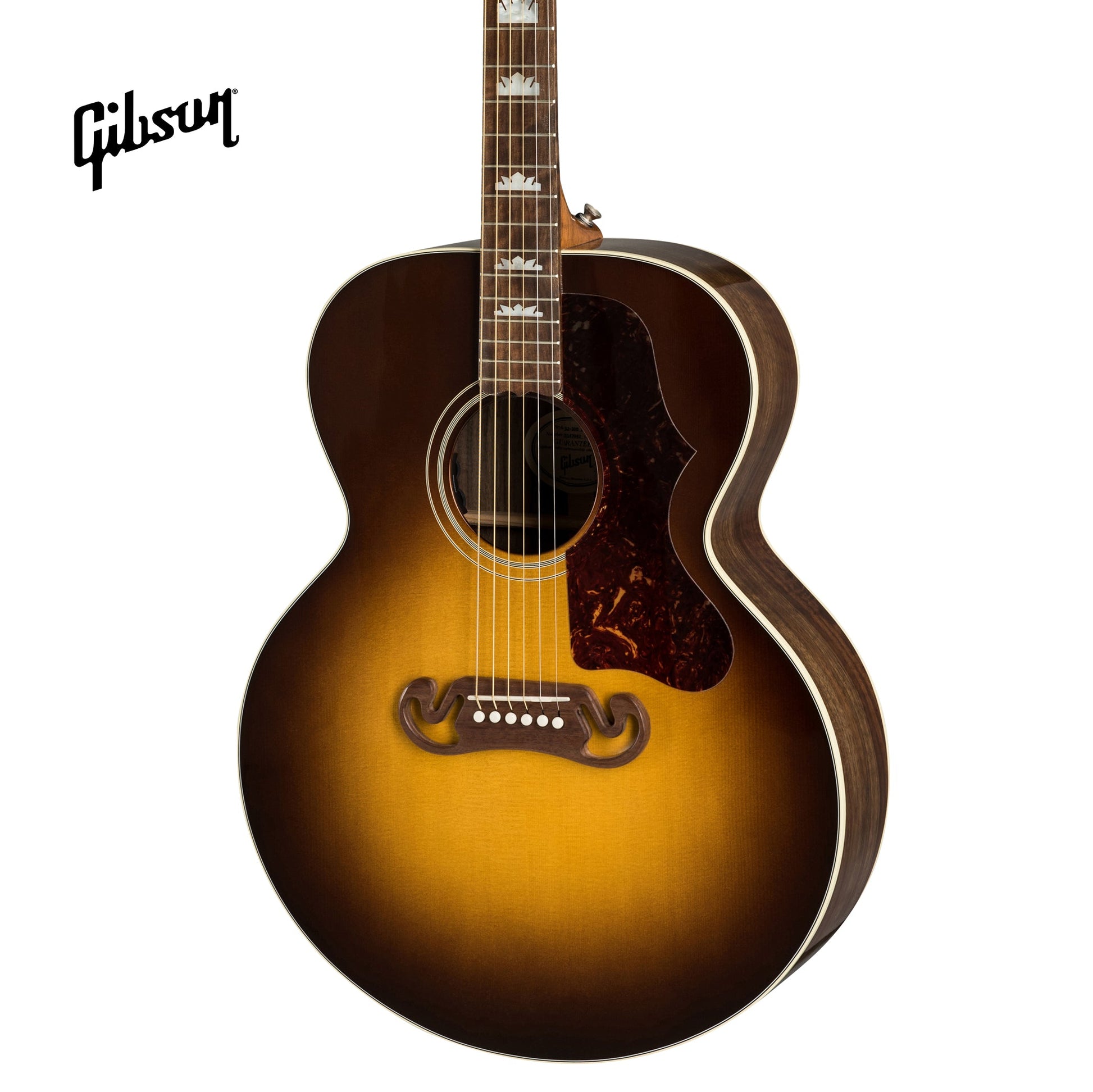 GIBSON SJ-200 STUDIO WALNUT ACOUSTIC-ELECTRIC GUITAR - WALNUT BURST - Music Bliss Malaysia