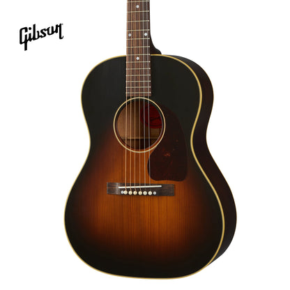 GIBSON 1942 BANNER LG-2 ACOUSTIC GUITAR - VINTAGE SUNBURST - Music Bliss Malaysia