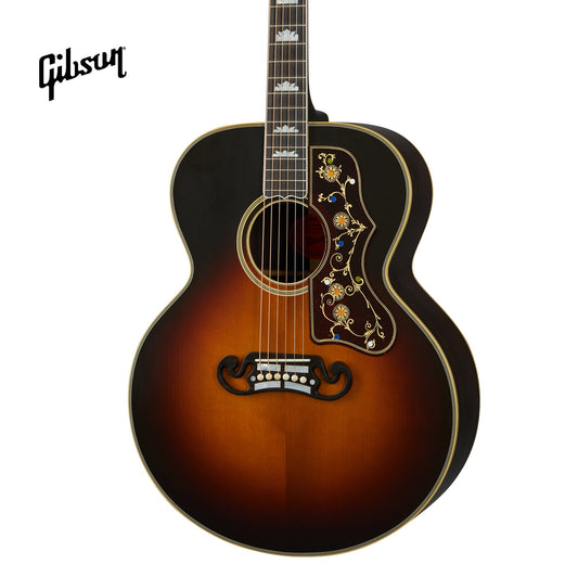 GIBSON PRE-WAR SJ-200 ROSEWOOD ACOUSTIC GUITAR - VINTAGE SUNBURST - Music Bliss Malaysia