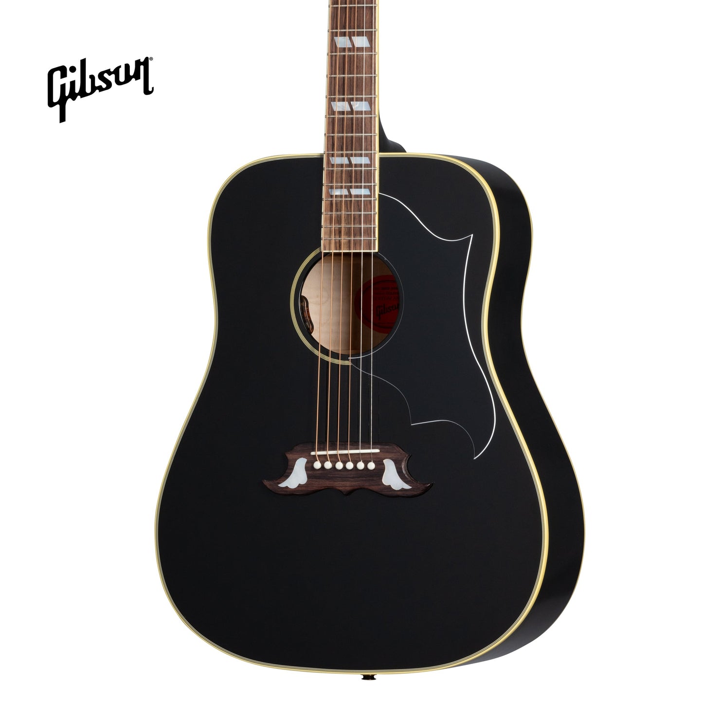 GIBSON ELVIS DOVE ACOUSTIC-ELECTRIC GUITAR - EBONY - Music Bliss Malaysia