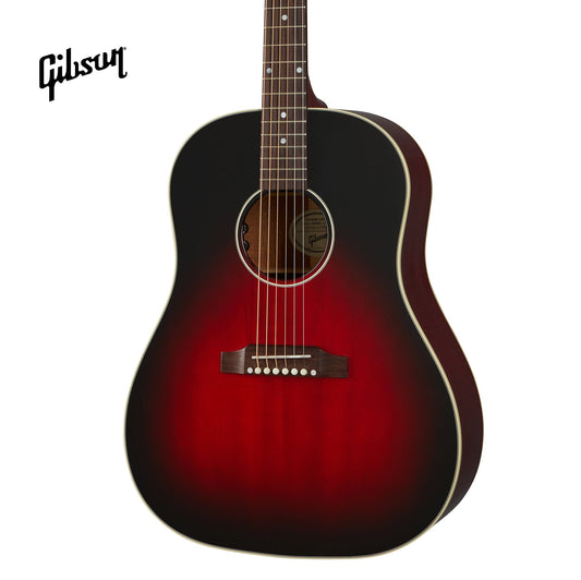 GIBSON SLASH J-45 ACOUSTIC-ELECTRIC GUITAR - VERMILLION BURST - Music Bliss Malaysia