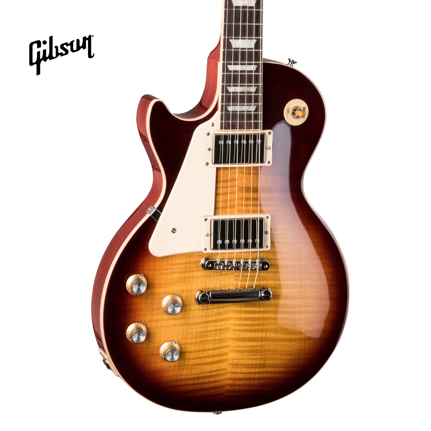 GIBSON LES PAUL STANDARD 60S LEFT-HANDED ELECTRIC GUITAR - BOURBON BURST - Music Bliss Malaysia