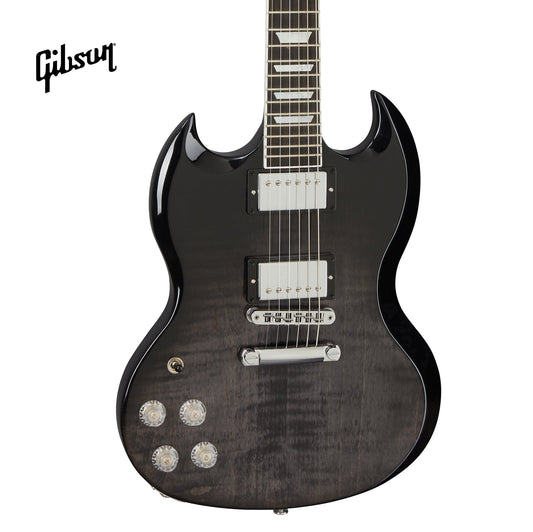 GIBSON SG MODERN LEFT-HANDED ELECTRIC GUITAR - TRANS BLACK FADE - Music Bliss Malaysia