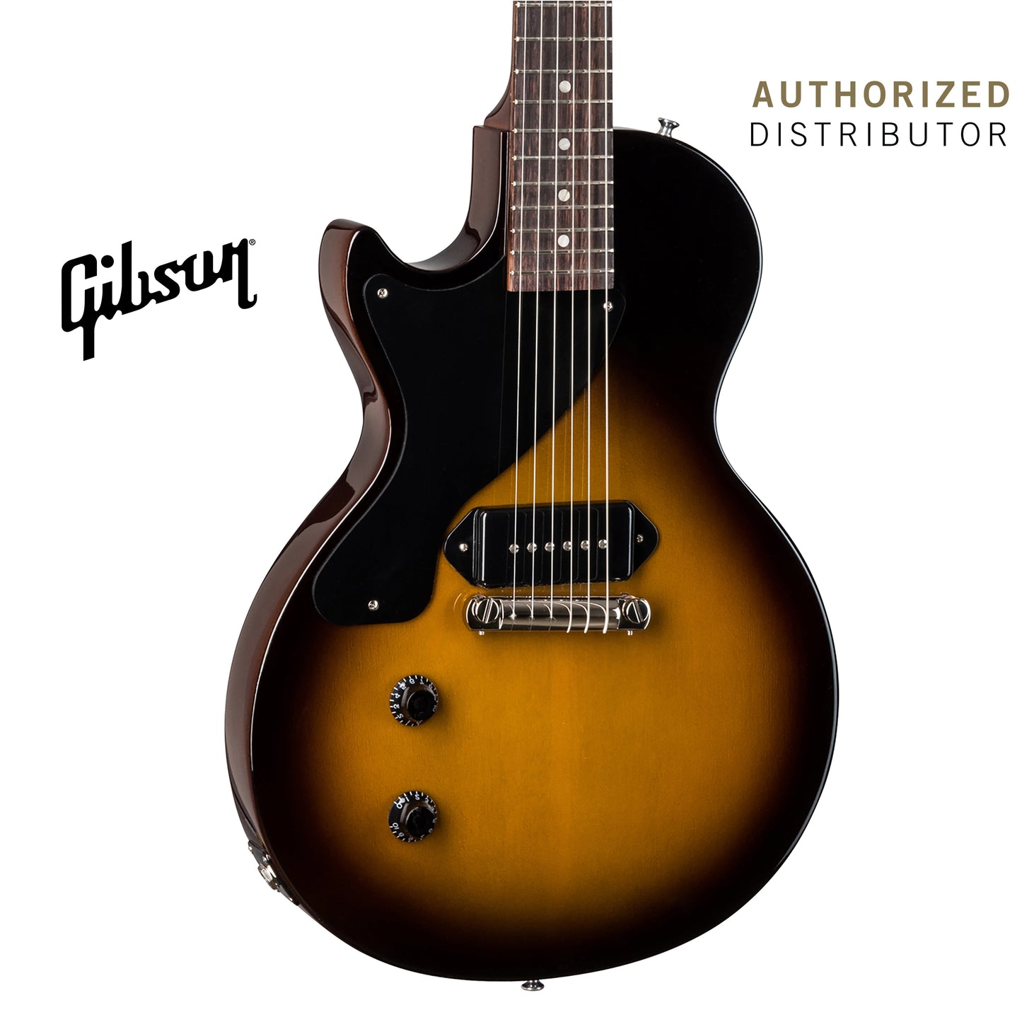 GIBSON LES PAUL JUNIOR LEFT-HANDED ELECTRIC GUITAR - VINTAGE TOBACCO BURST - Music Bliss Malaysia