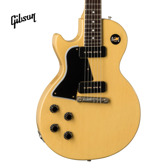 GIBSON 1957 LES PAUL SPECIAL SINGLE CUT REISSUE VOS LEFT-HANDED ELECTRIC GUITAR - TV YELLOW - Music Bliss Malaysia