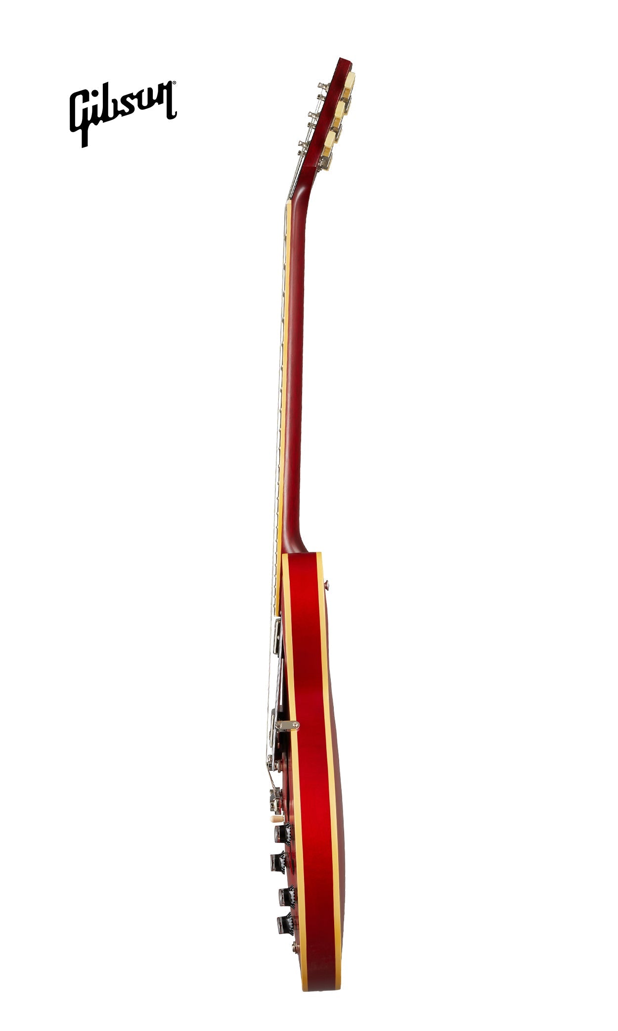 GIBSON ES-335 SATIN SEMI-HOLLOWBODY ELECTRIC GUITAR - SATIN CHERRY - Music Bliss Malaysia