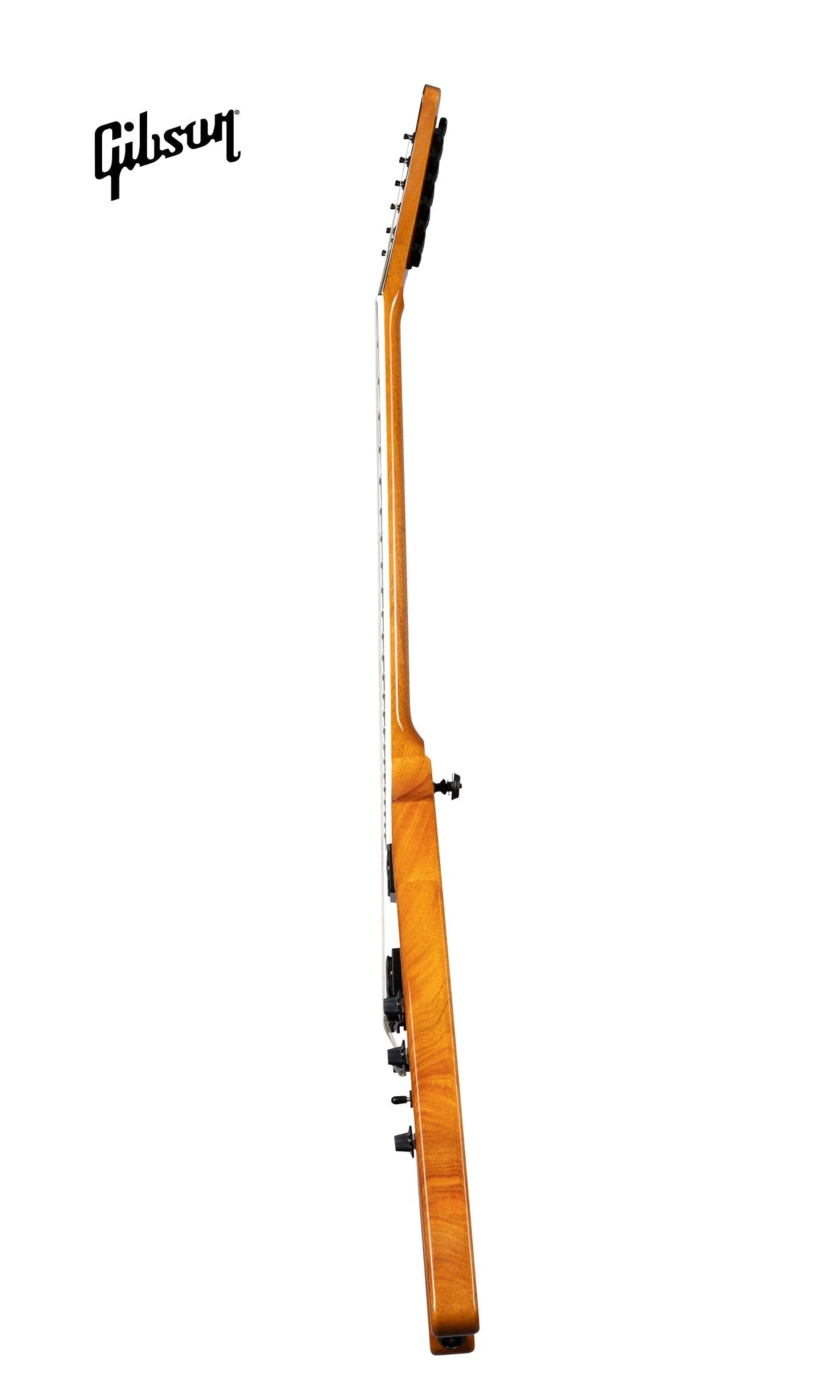 GIBSON DAVE MUSTAINE FLYING V EXP ELECTRIC GUITAR - ANTIQUE NATURAL - Music Bliss Malaysia