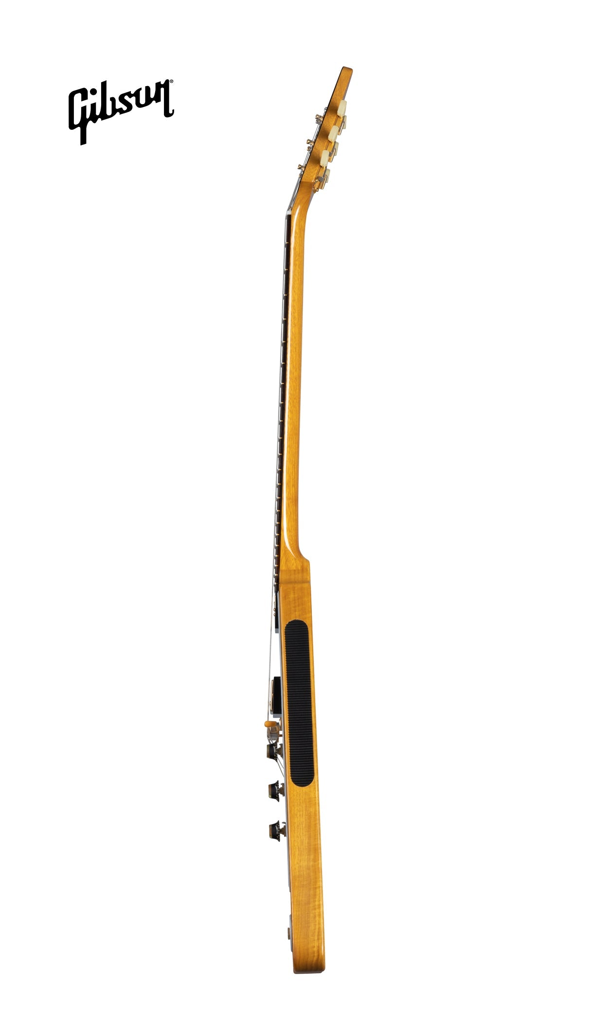 GIBSON 1958 KORINA FLYING V ELECTRIC GUITAR WITH BLACK PICKGUARD - NATURAL - Music Bliss Malaysia