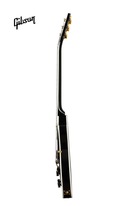 GIBSON 1954 LES PAUL CUSTOM STAPLE PICKUP REISSUE VOS ELECTRIC GUITAR - EBONY - Music Bliss Malaysia