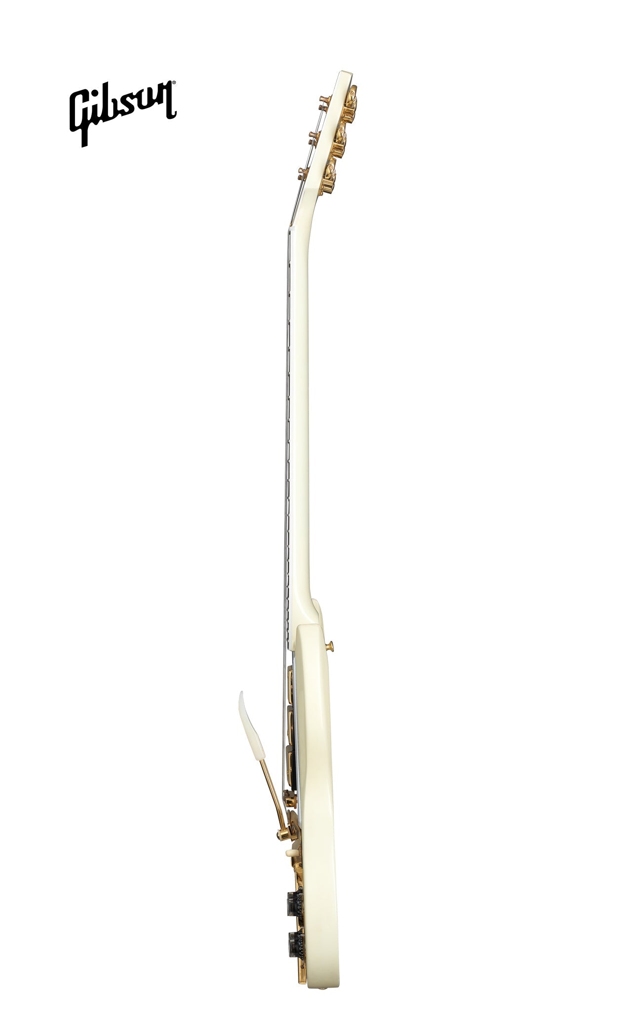 GIBSON 1963 LES PAUL SG CUSTOM REISSUE 3-PICKUP WITH MAESTRO VIBROLA VOS ELECTRIC GUITAR - CLASSIC WHITE - Music Bliss Malaysia