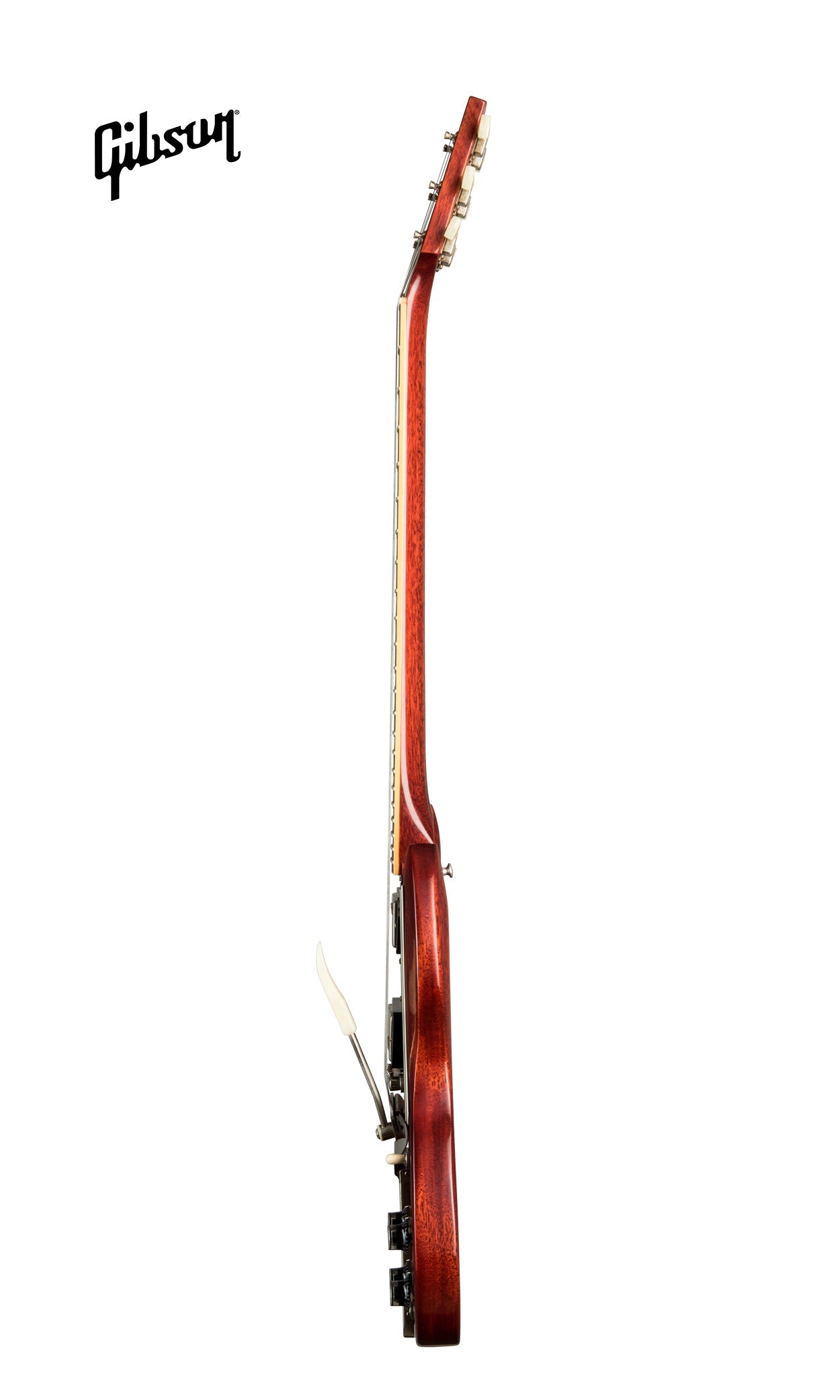 GIBSON 1964 SG STANDARD REISSUE WITH MAESTRO VIBROLA VOS ELECTRIC GUITAR - CHERRY RED - Music Bliss Malaysia