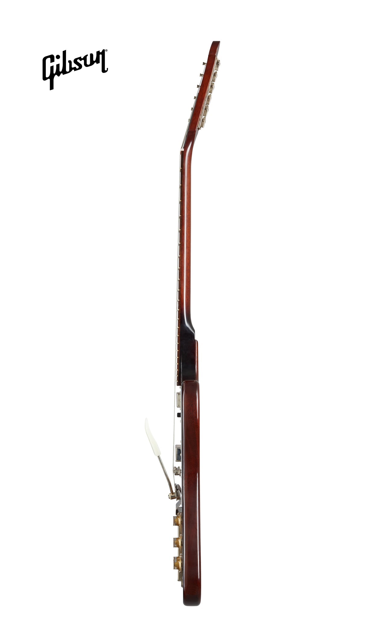 GIBSON 1965 NON-REVERSE FIREBIRD V WITH MAESTRO VIBROLA VOS ELECTRIC GUITAR - VINTAGE SUNBURST - Music Bliss Malaysia