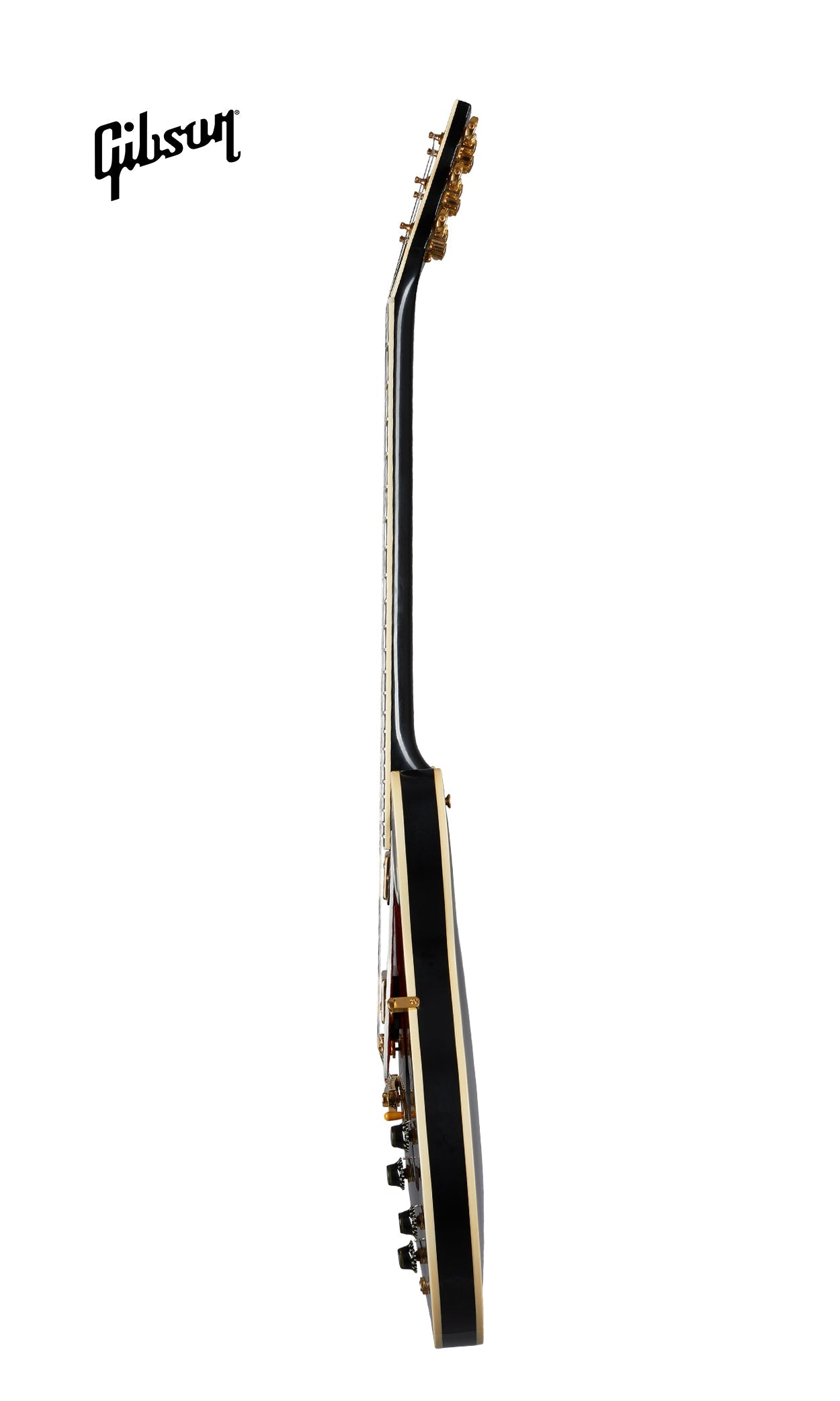 GIBSON 1959 ES-355 REISSUE STOP BAR VOS SEMI-HOLLOWBODY ELECTRIC GUITAR - EBONY - Music Bliss Malaysia