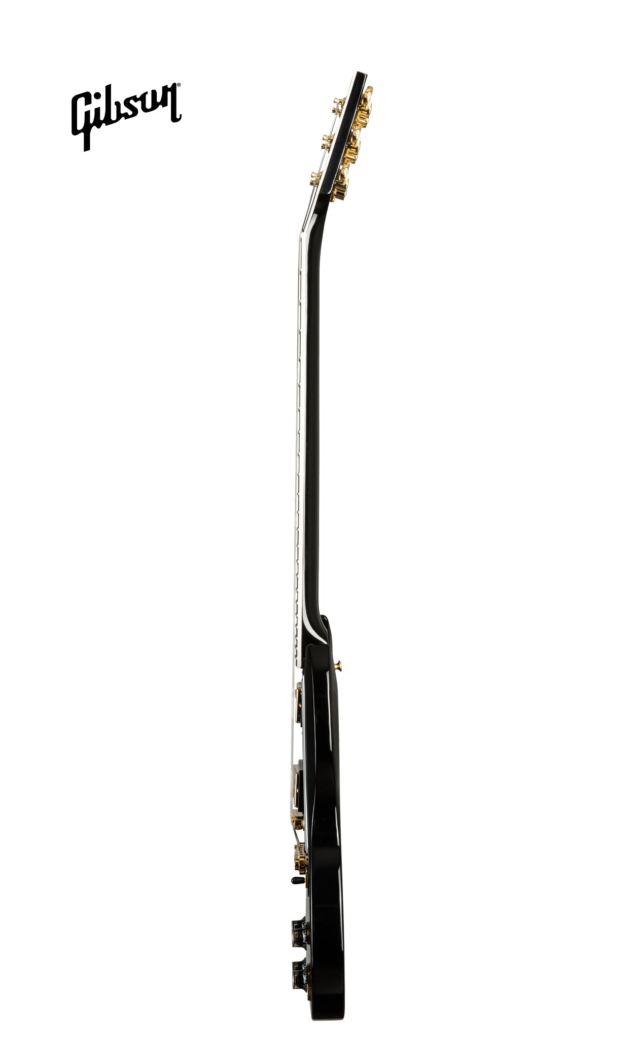 GIBSON SG CUSTOM 2-PICKUP ELECTRIC GUITAR WITH EBONY FINGERBOARD - EBONY - Music Bliss Malaysia