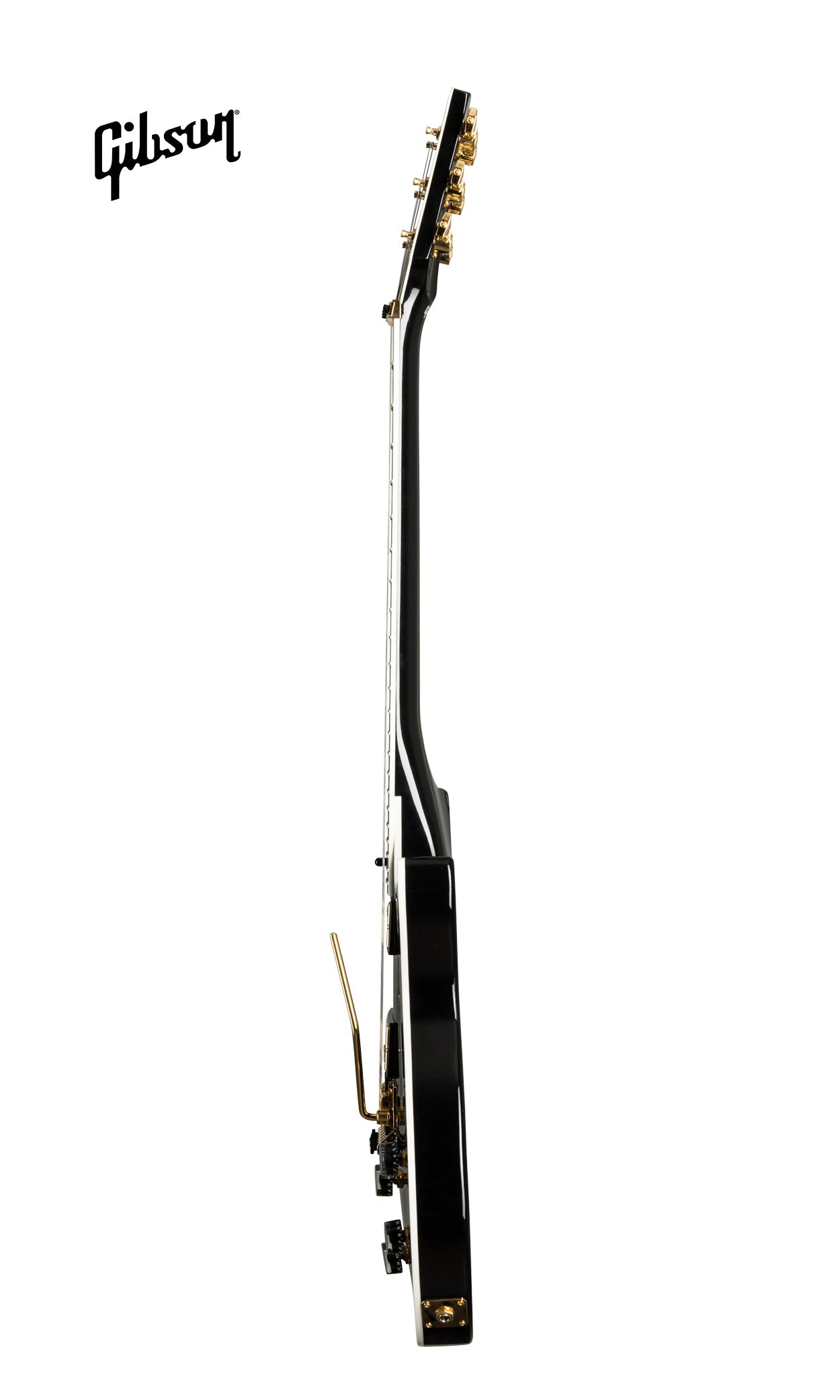 GIBSON LES PAUL AXCESS CUSTOM ELECTRIC GUITAR WITH EBONY FINGERBOARD FLOYD ROSE - EBONY - Music Bliss Malaysia