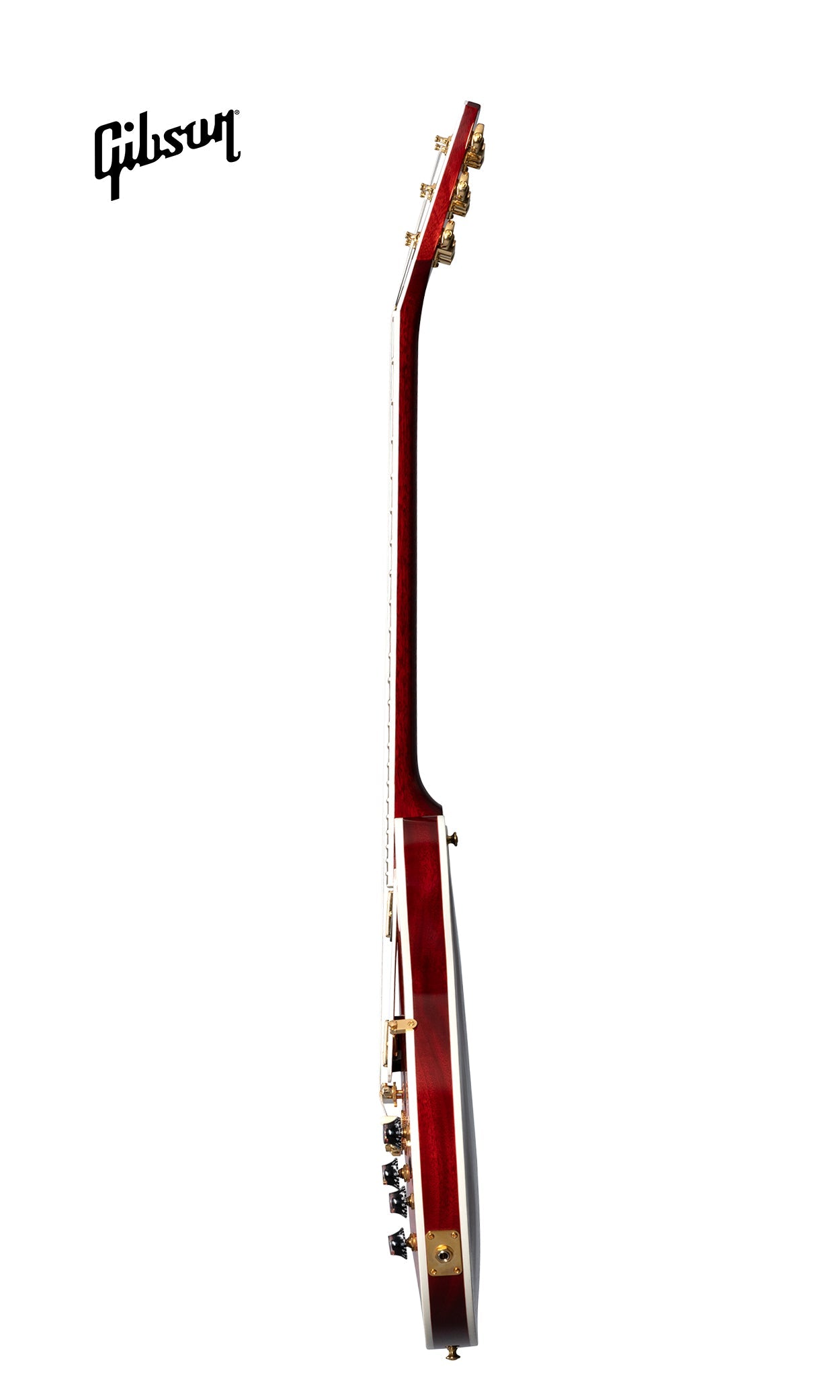 GIBSON CS-356 FIGURED TOP SEMI-HOLLOWBODY ELECTRIC GUITAR WITH EBONY FINGERBOARD - FADED CHERRY - Music Bliss Malaysia