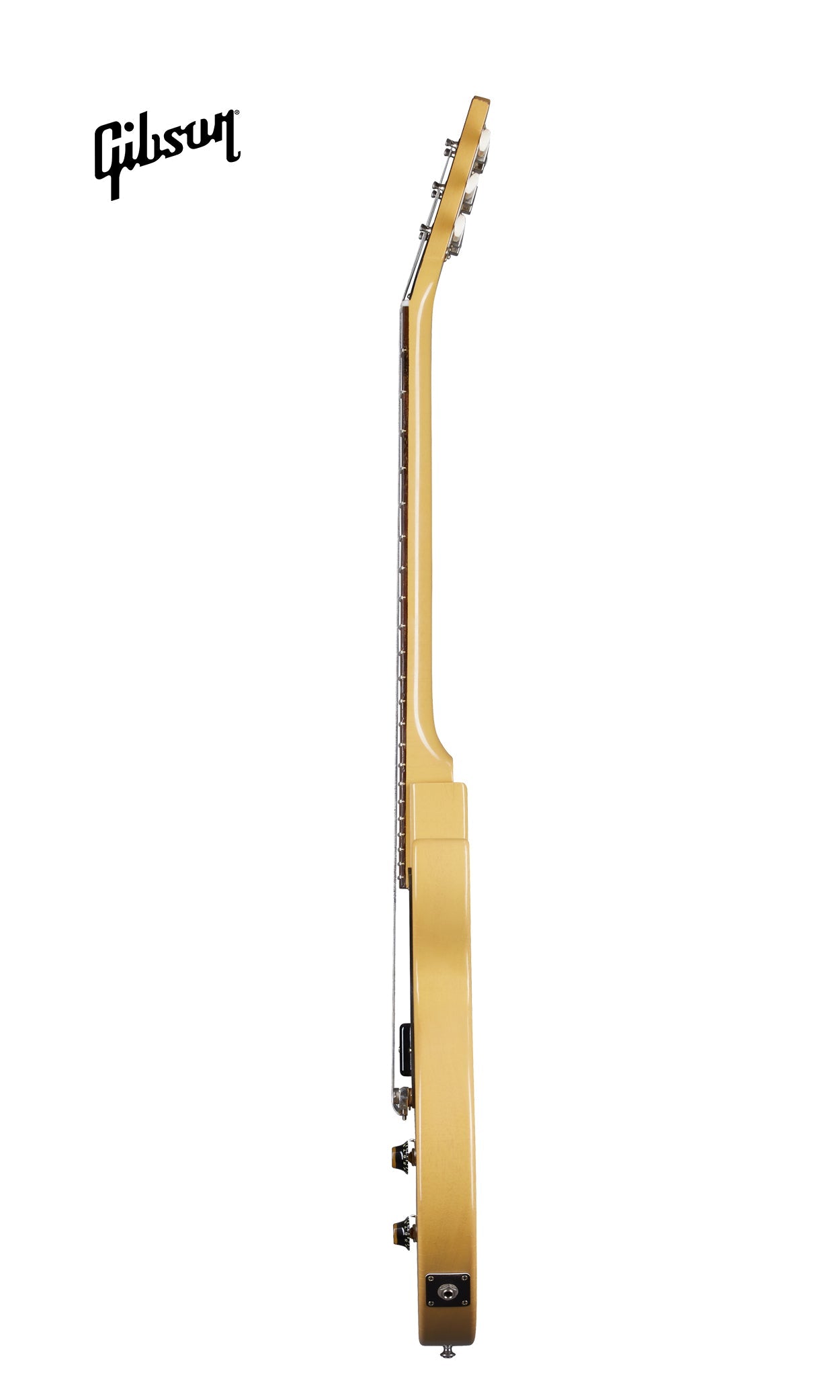 GIBSON 1957 LES PAUL JUNIOR SINGLE CUT REISSUE ULTRA LIGHT AGED ELECTRIC GUITAR - TV YELLOW - Music Bliss Malaysia