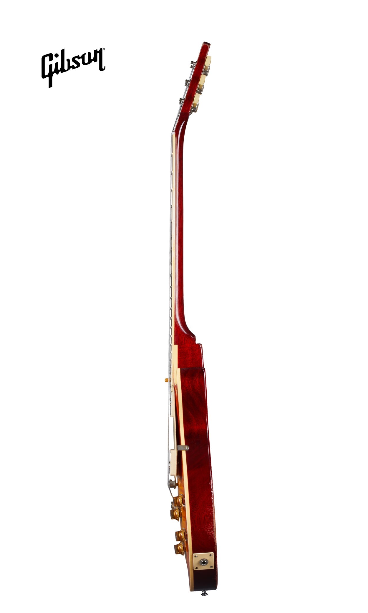 GIBSON 1960 LES PAUL STANDARD REISSUE HEAVY AGED ELECTRIC GUITAR - TANGERINE BURST - Music Bliss Malaysia