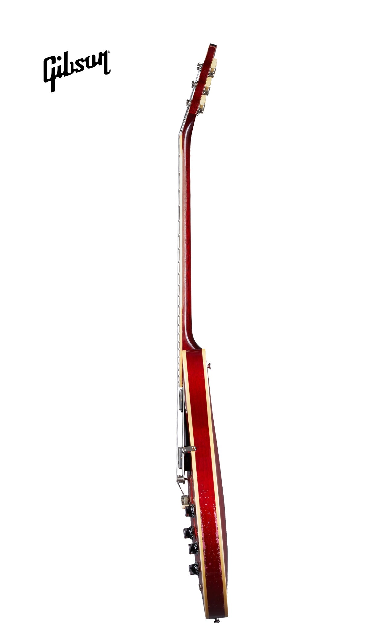 GIBSON 1961 ES-335 REISSUE HEAVY AGED SEMI-HOLLOWBODY ELECTRIC GUITAR - 60S CHERRY - Music Bliss Malaysia