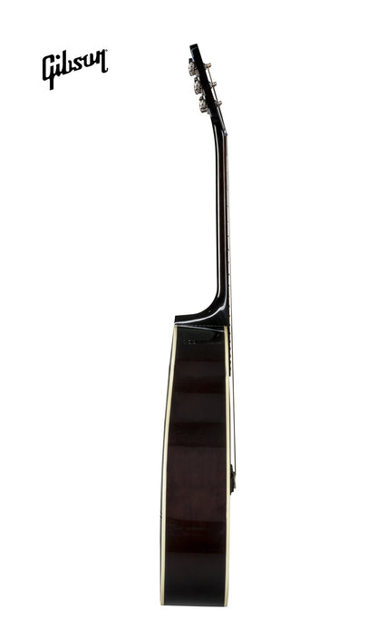 GIBSON J-45 STANDARD LEFT-HANDED ACOUSTIC-ELECTRIC GUITAR - VINTAGE SUNBURST - Music Bliss Malaysia