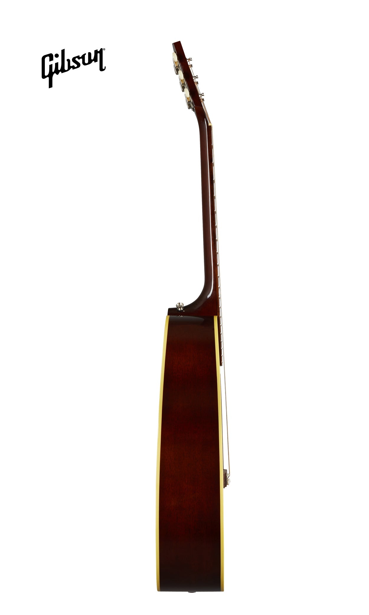 GIBSON 50S LG-2 LEFT-HANDED ACOUSTIC-ELECTRIC GUITAR - VINTAGE SUNBURST - Music Bliss Malaysia