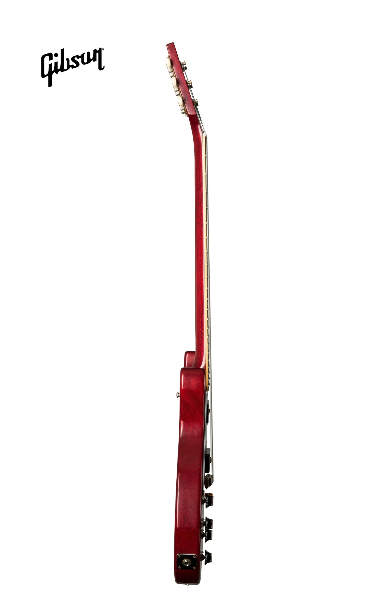 GIBSON 1960 LES PAUL SPECIAL DOUBLE CUT REISSUE VOS LEFT-HANDED ELECTRIC GUITAR - CHERRY RED - Music Bliss Malaysia