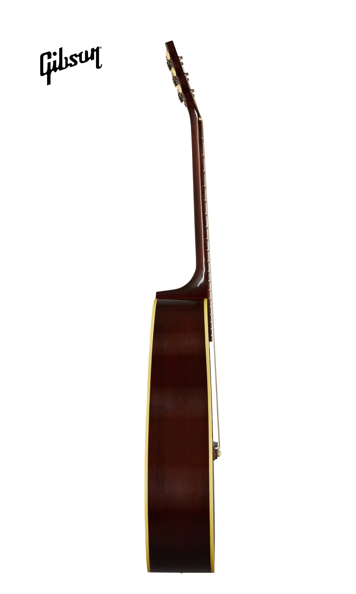 GIBSON 1936 J-35 LEFT-HANDED ACOUSTIC GUITAR - VINTAGE SUNBURST - Music Bliss Malaysia