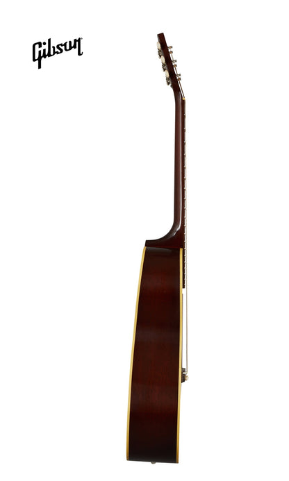 GIBSON 1942 BANNER LG-2 LEFT-HANDED ACOUSTIC GUITAR - VINTAGE SUNBURST - Music Bliss Malaysia